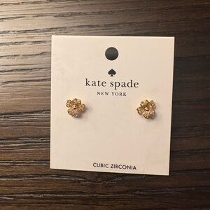 NEW Kate Spade Gold Flower Earrings